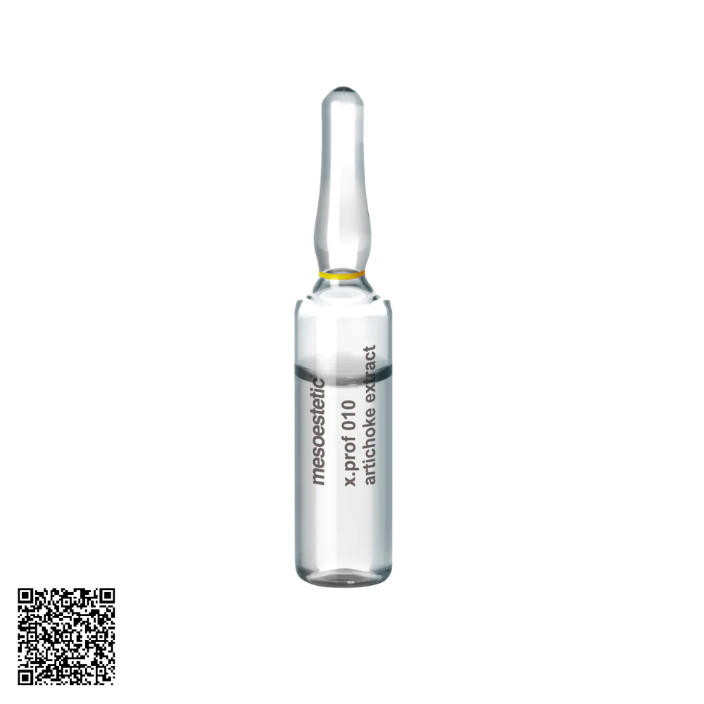 Tinh Chất Giảm Mỡ, Giải Độc Gan Thận Mesoestetic X.Prof 010 Lipolytic Artichoke Extract Ampoules Từ Tây Ban Nha (20 Ống x 5ml)