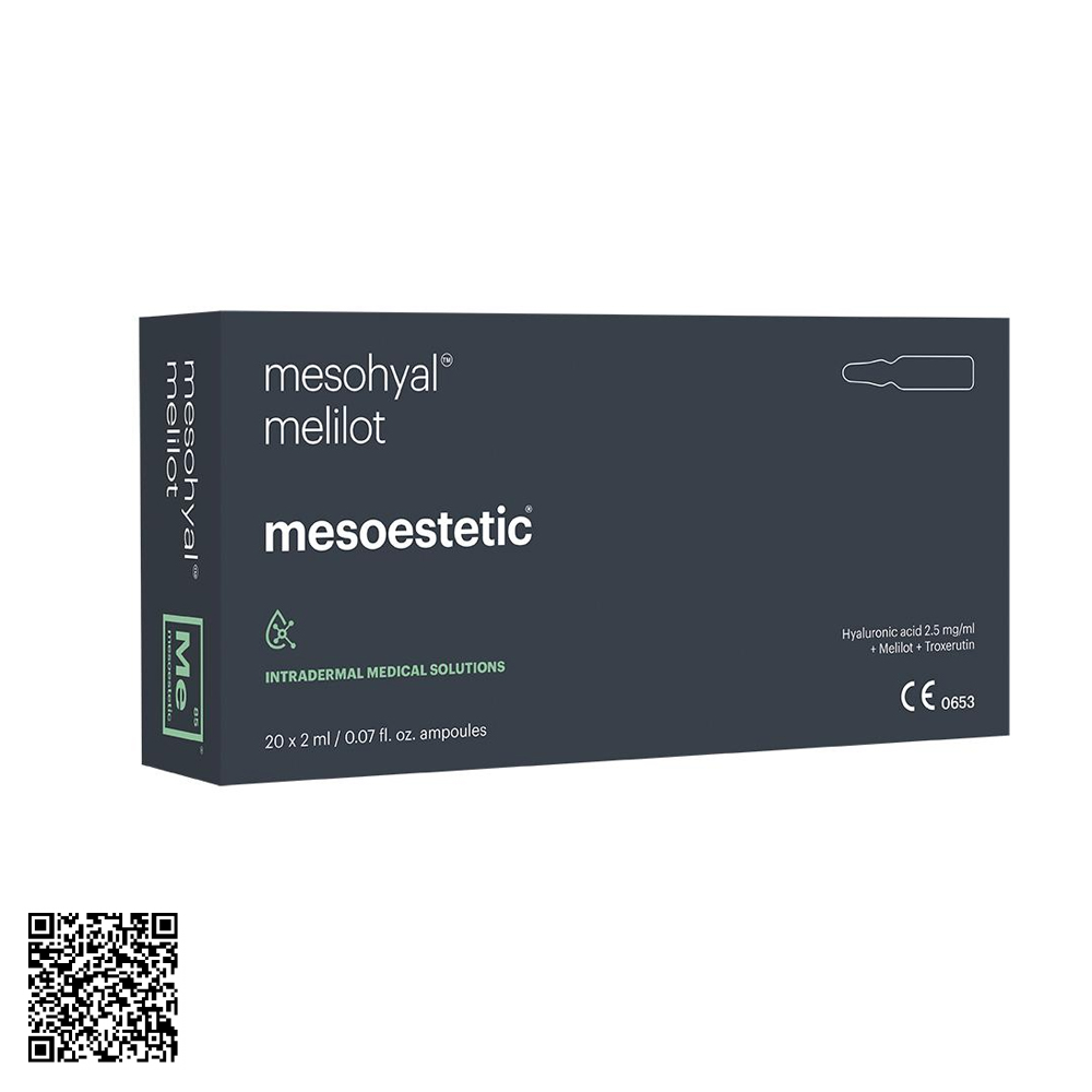 Tinh Chất Giảm Rối Loạn Phù Nề Mesoestetic Mesohyal Melilot Từ Tây Ban Nha (20 Ống x 2ml)