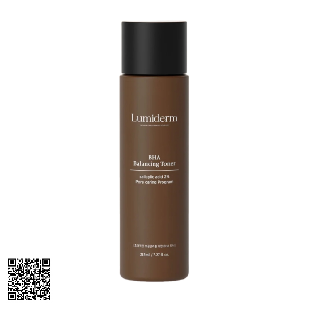 Nước Cân Bằng Da Lumiderm BHA Balancing Toner 215ml