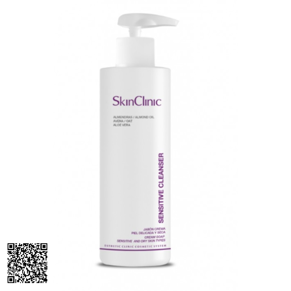 Sữa Rửa Mặt Dạng Kem Dịu Nhẹ SkinClinic Sensitive Cleanser Cho Da Khô Nhạy Cảm Từ Tây Ban Nha