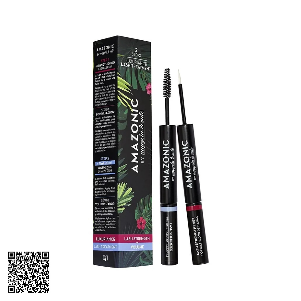 Bộ Đôi Tinh Chất Làm Dày Và Dài Mi Amazonic By Nuggela & Sule Lash Strength Volume Từ Tây Ban Nha