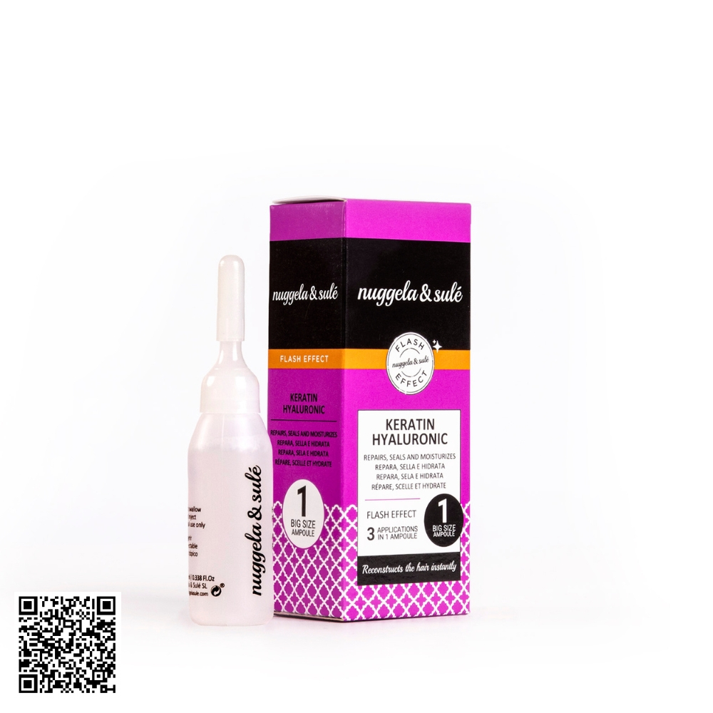 Tinh Chất Dưỡng Tóc Nuggela & Sule Keratin Hyaluronic Ampoules Từ Tây Ban Nha