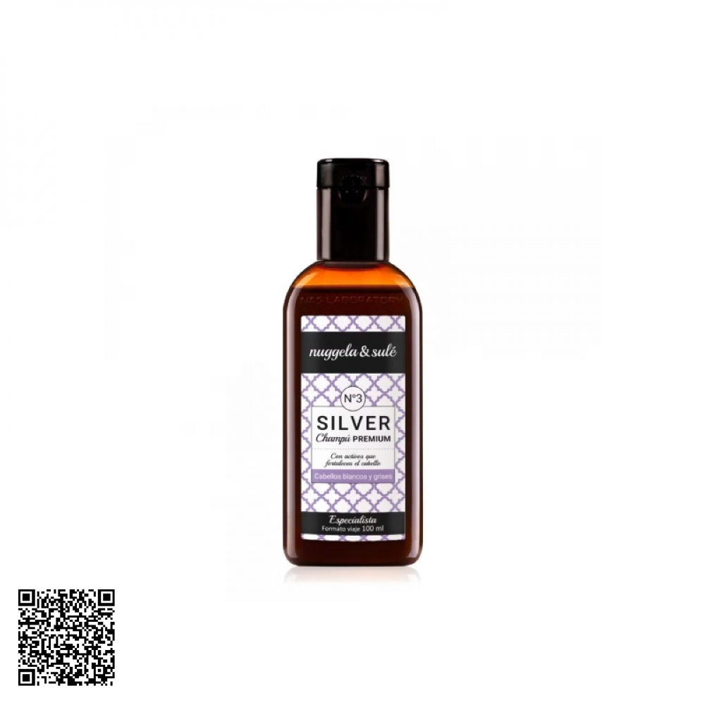 Dầu Gội Nuggela & Sule Nº3 Silver Premium Shampoo Dành Cho Tóc Vàng, Vàng Bạch Kim, Trắng Hoặc Xám 100ml