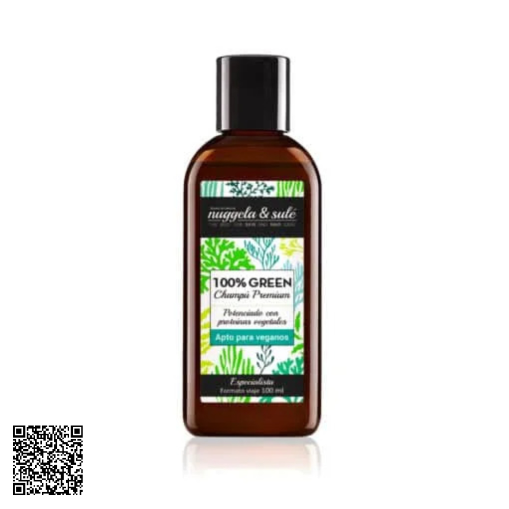Dầu Gội Thuần Chay Tăng Cường Sức Khoẻ Tóc Nuggela & Sule 100% Green Premium Shampoo 100ml