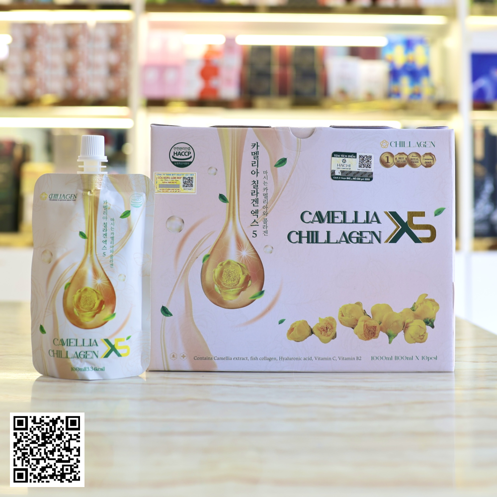 Collagen Kim Hoa Trà Cổ Chillagen Camellia X5