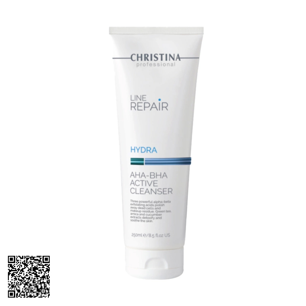 Sữa Rửa Mặt Christina Line Repair Hydra AHA-BHA Active Cleanser Từ Israel 250ml