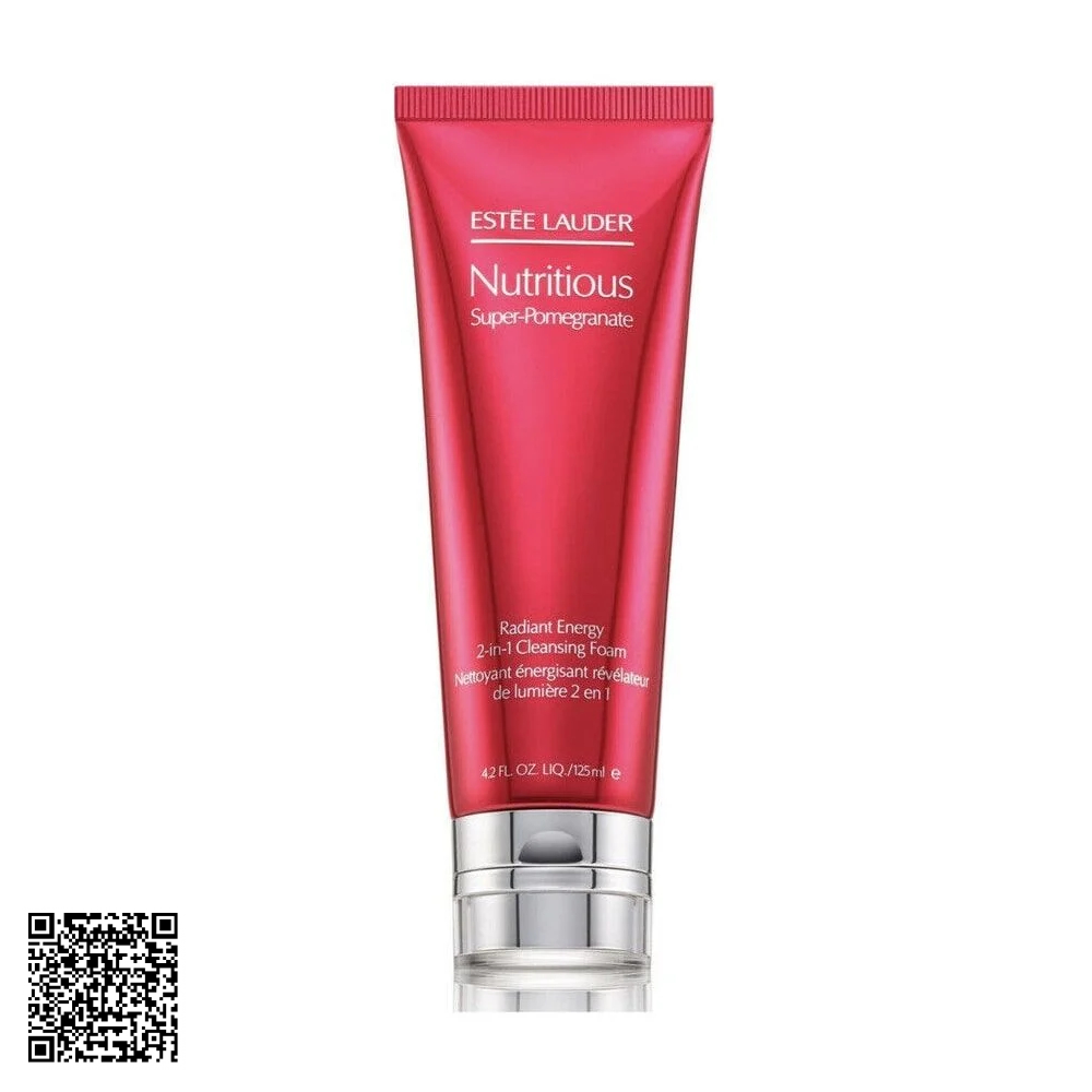 Sữa Rửa Mặt Estee Lauder Nutritious Super Pomegranate Radiant Energy 2 In 1 Cleansing Foam 125ml