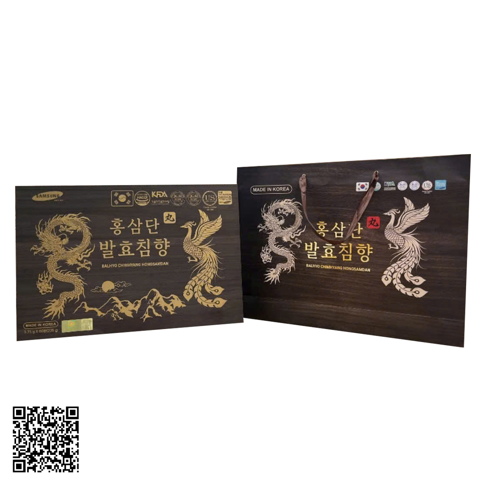 Hoạt Huyết Trầm Hương Balhyo Chimhyang Hongsamdan Từ Hàn Quốc 60 Viên