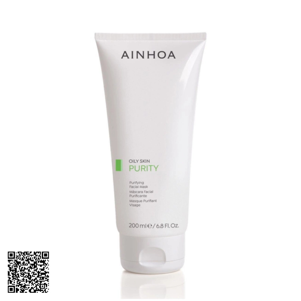 Mặt Nạ Kiểm Soát Dầu Và Làm Dịu Ainhoa Purity Purifying Facial Mask Từ Tây Ban Nha 200ml