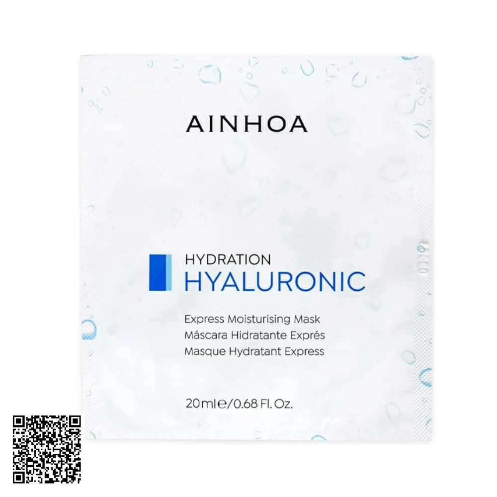 Mặt Nạ Dưỡng Ẩm Ainhoa Hyaluronic Express Moisturising Mask Từ Tây Ban Nha 1 Miếng