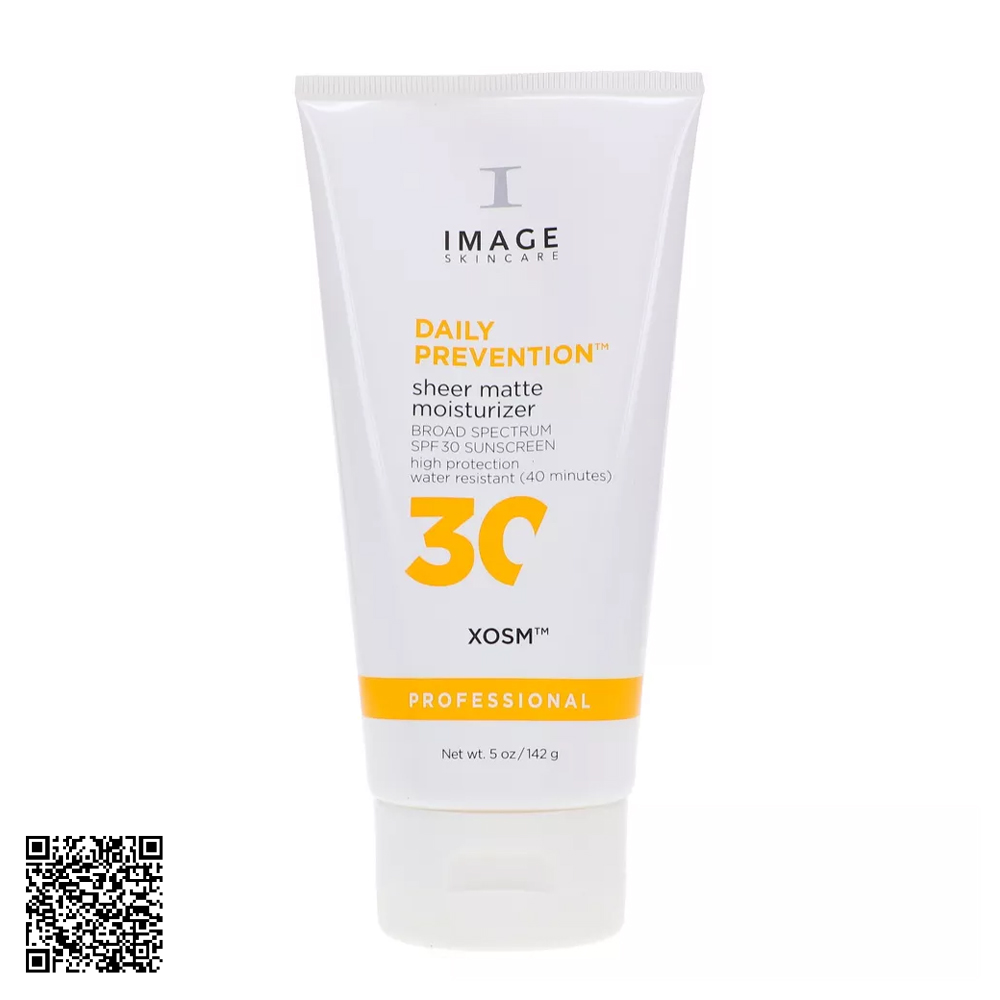 Kem Chống Nắng Kiềm Dầu Image Skincare Daily Prevention Sheer Matte Moisturizer SPF30 Từ Mỹ 142g