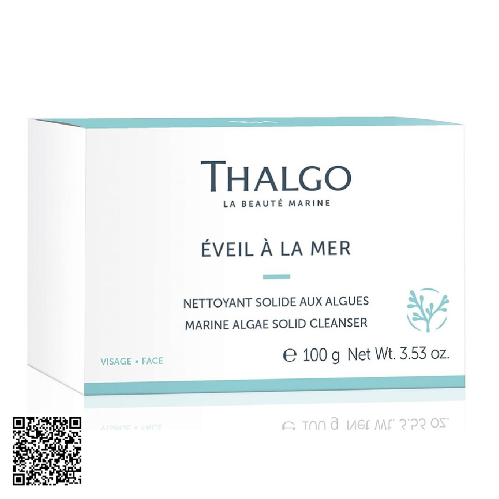 Xà Phòng Rửa Mặt Chiết Xuất Tảo Biển Thalgo Marine Algae Solid Cleanser Từ Pháp 100g