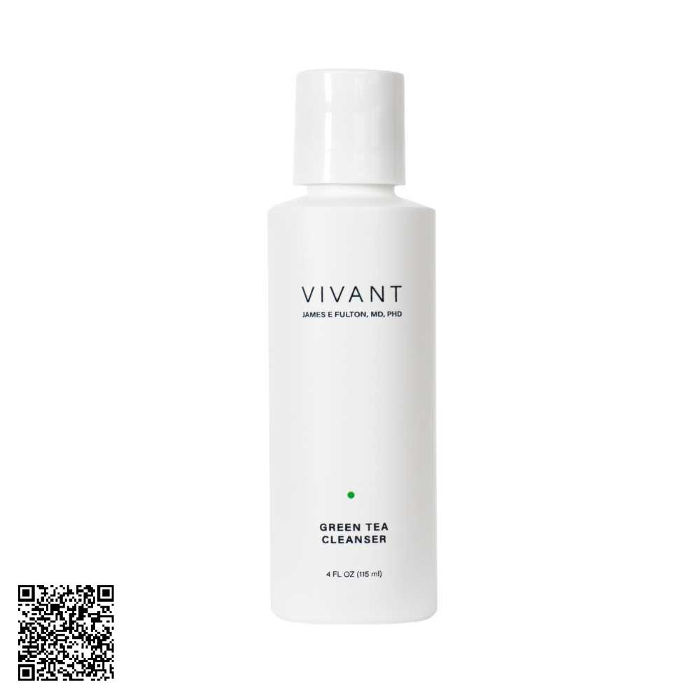 Sữa Rửa Mặt Trà Xanh Kháng Viêm Chống Oxy Hóa Vivant Skincare Green Tea Cleanser 115ml