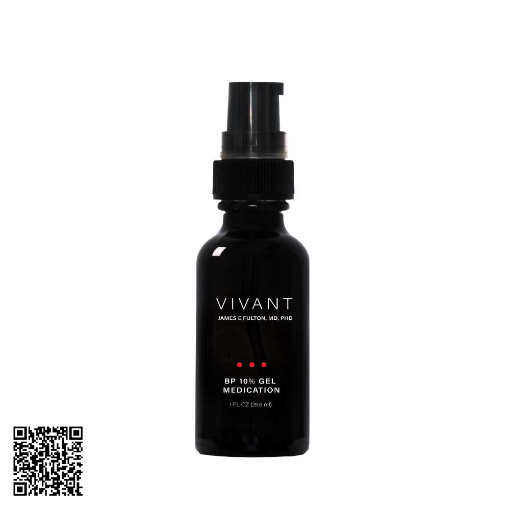 Gel Giảm Mụn Viêm, Mụn Trứng Cá Vivant Skincare BP 10% Gel Medication 30ml