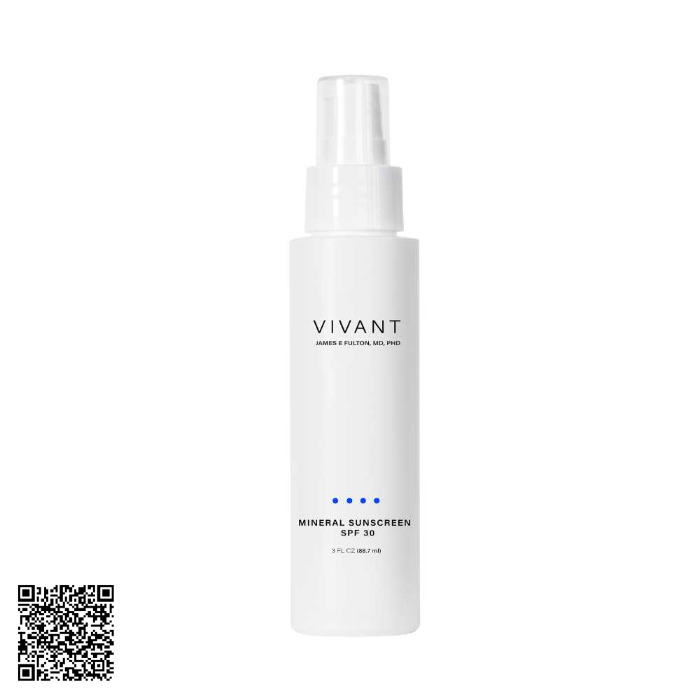Kem Chống Nắng Vật Lý Cho Mọi Loại Da Vivant Skincare Mineral Sunscreen SPF 30 86ml