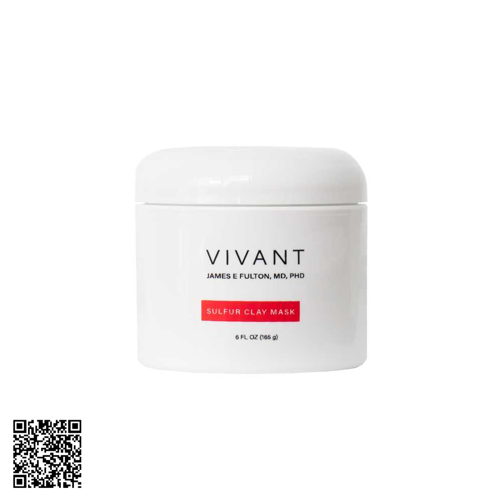 Mặt Nạ Đất Sét Thải Độc Vivant Skincare Sulfur Clay Mask 113ml