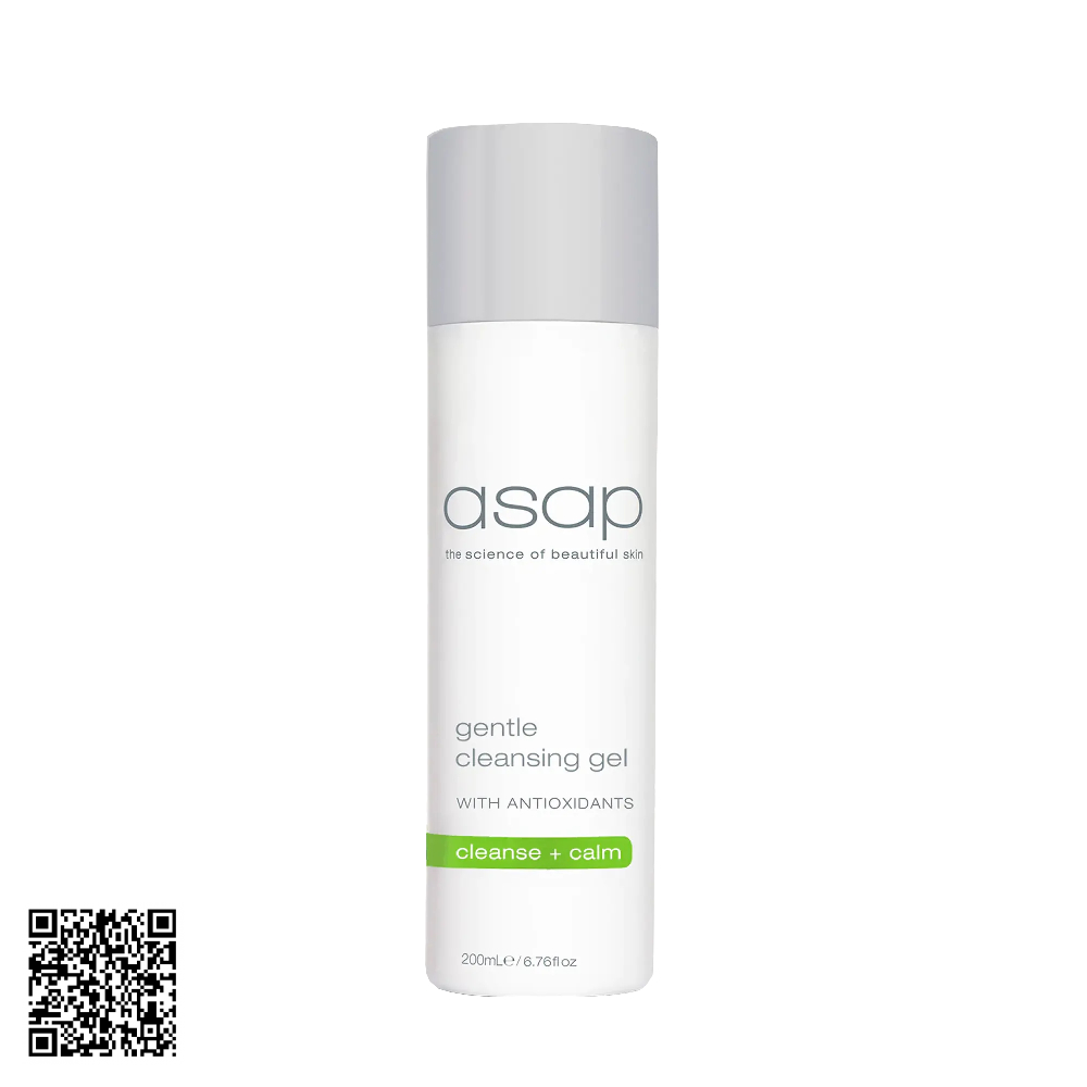 Sữa Rửa Mặt Làm Dịu Da Asap Gentle Cleansing Gel 200ml