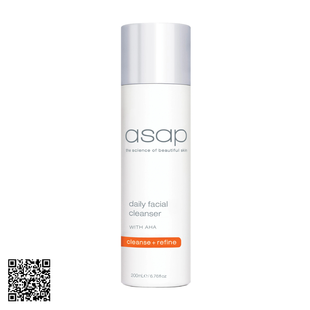 Sữa Rửa Mặt Sạch Sâu Asap Daily Facial Cleanser 200ml