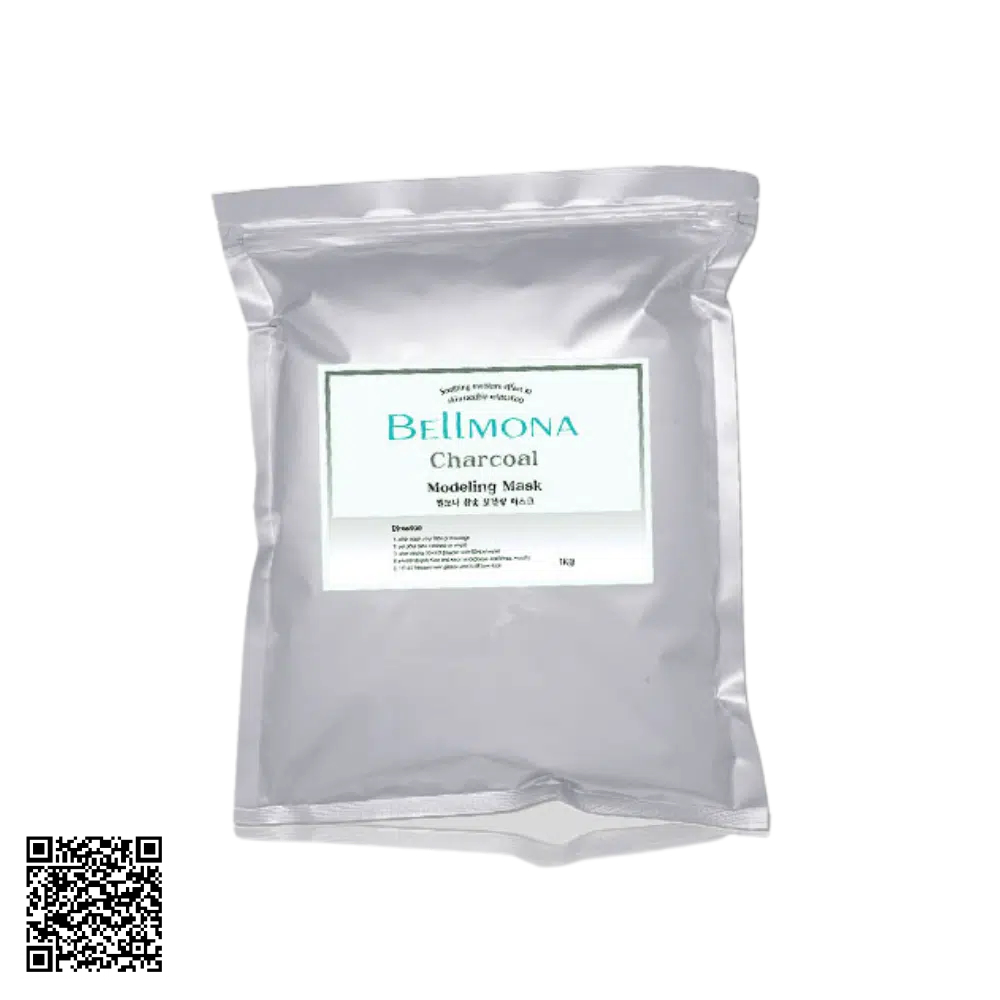 Mặt Nạ Than Hoạt Tính Kìm Dầu Cho Da Bellmona Charcoal Modeling Mask 1kg