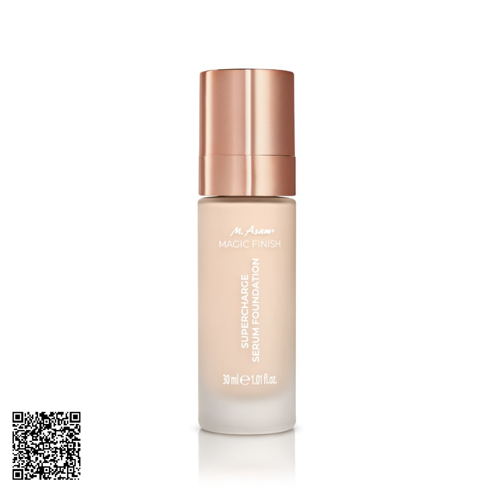 Kem Nền Che Phủ Hoàn Hảo Và Làm Săn Chắc Da Tone Sáng M. Asam Magic Finish Supercharge Serum Foundation 120 Soft Ivory 30ml