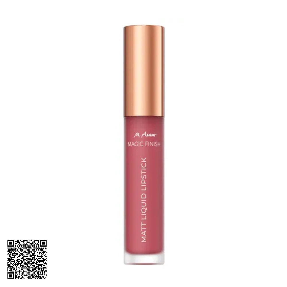 Son Kem Lì Mịn Môi Và Bền Màu Hồng Đất M. Asam Magic Finish Matt Lidquid Lipstick Sandalwood 4ml