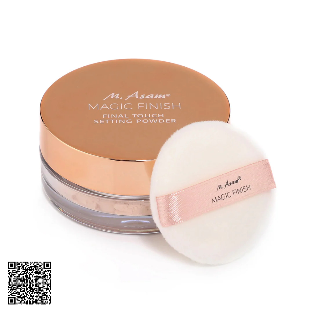 Phấn Bột Trong Suốt Kìm Dầu M. Asam Magic Finish Setting Powder Final Touch Bare Skin 15g