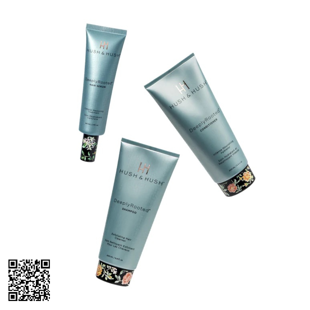 Bộ Hush & Hush DeeplyRooted Trio Từ Mỹ 3 Món