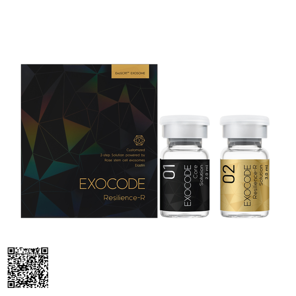 Set Tinh Chất Tế Bào Exocode Resilience – R Săn Chắc Và Căng Bóng Da (Set Liệu Trình 3 Cặp)