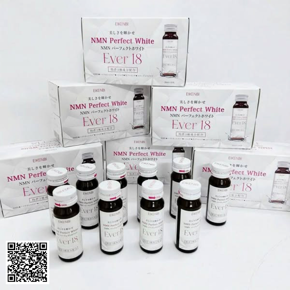Liệu trình Eikenbi NMN Perfect White Ever 18 Từ Nhật Bản 1 tháng
