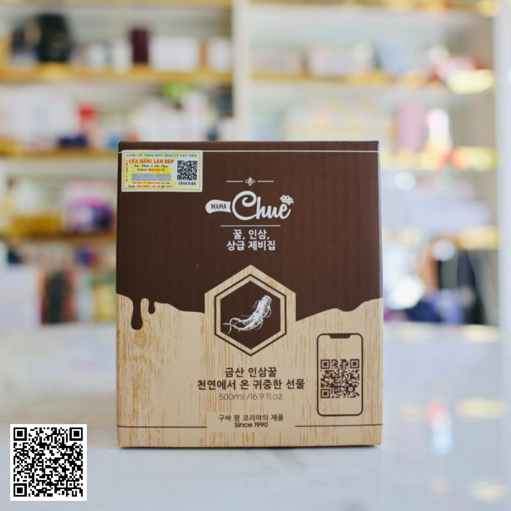 Sâm Mật Ong Nhụy Hoa Nghệ Tây Saffron Mama Chuê Hàn Quốc 500 ml