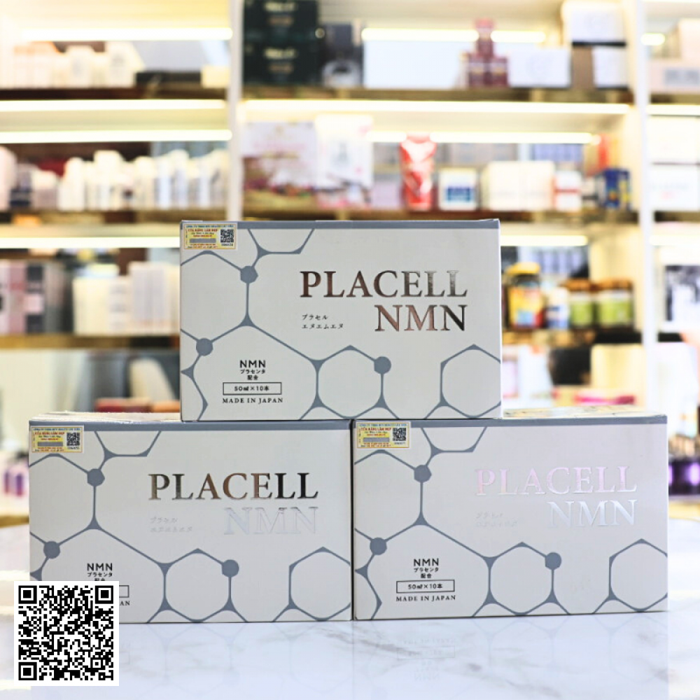 Nước Uống Trắng Da Trẻ Hoá Placell NMN Từ Nhật Bản 30 Chai.