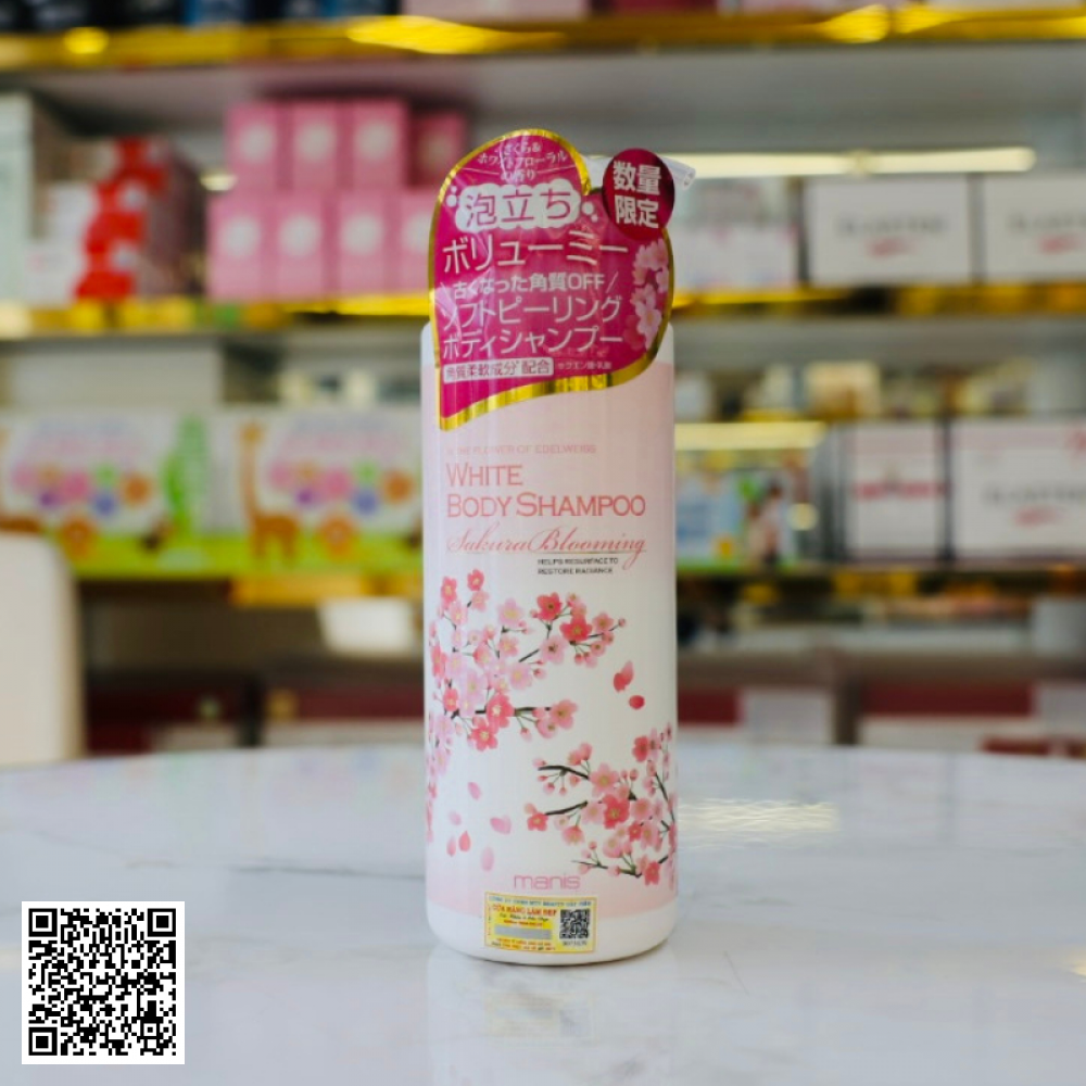 Sữa Tắm Trắng Da Manis White Body Shampoo Từ Nhật Bản 450ml
