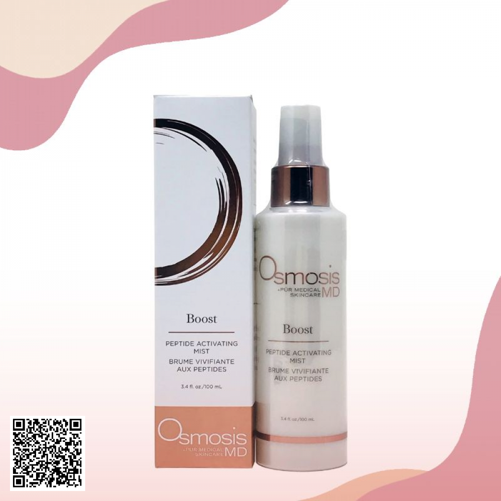 Xịt Khoáng Phục Hồi Và Làm Dịu Da Osmosis Boost Peptide Activating Mist Từ Hoa Kỳ 100ml