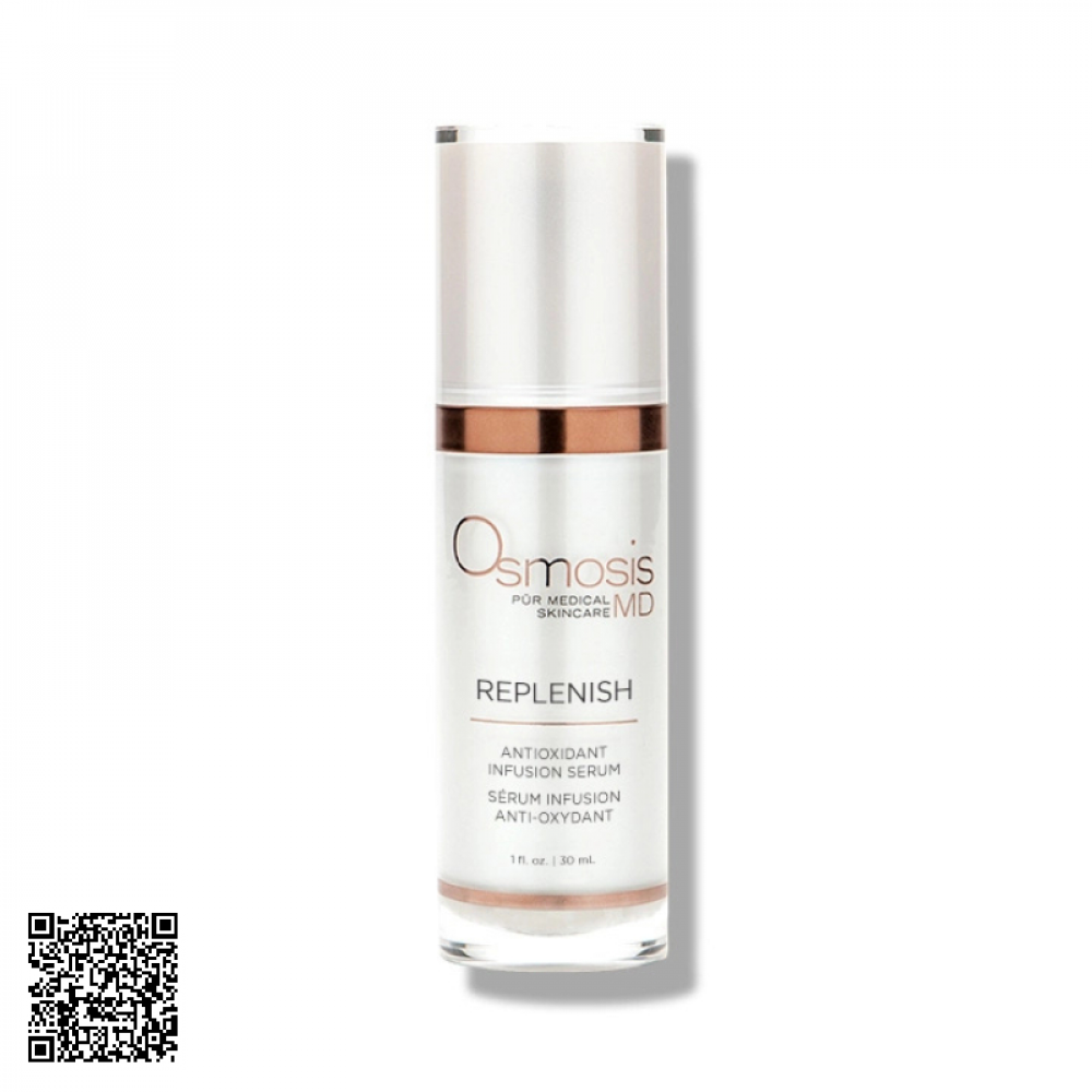Serum Chống Oxy Hóa Và Bổ Sung Dưỡng Chất Osmosis Replenish Antixodiant Infusion Serum Từ Hoa Kỳ 30ml