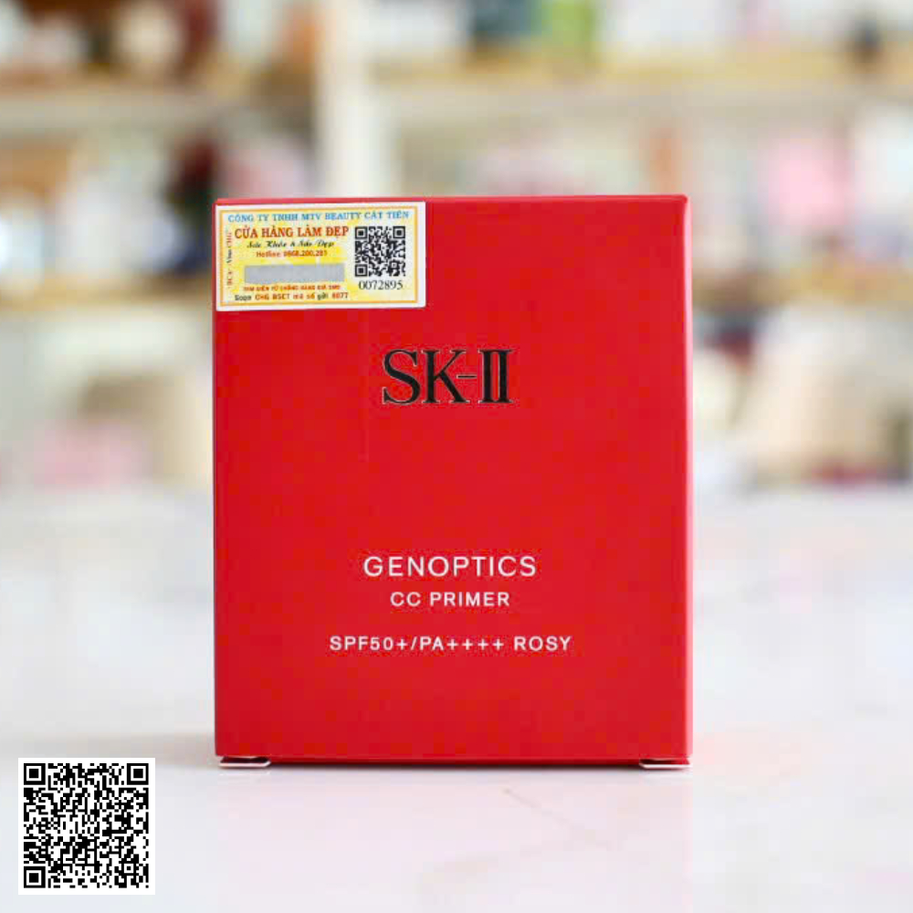 Kem Chống Nắng Trang Điểm SK-II GenOptics CC Primer SPF50+/PA++++ Rosy Nhật Bản 30g