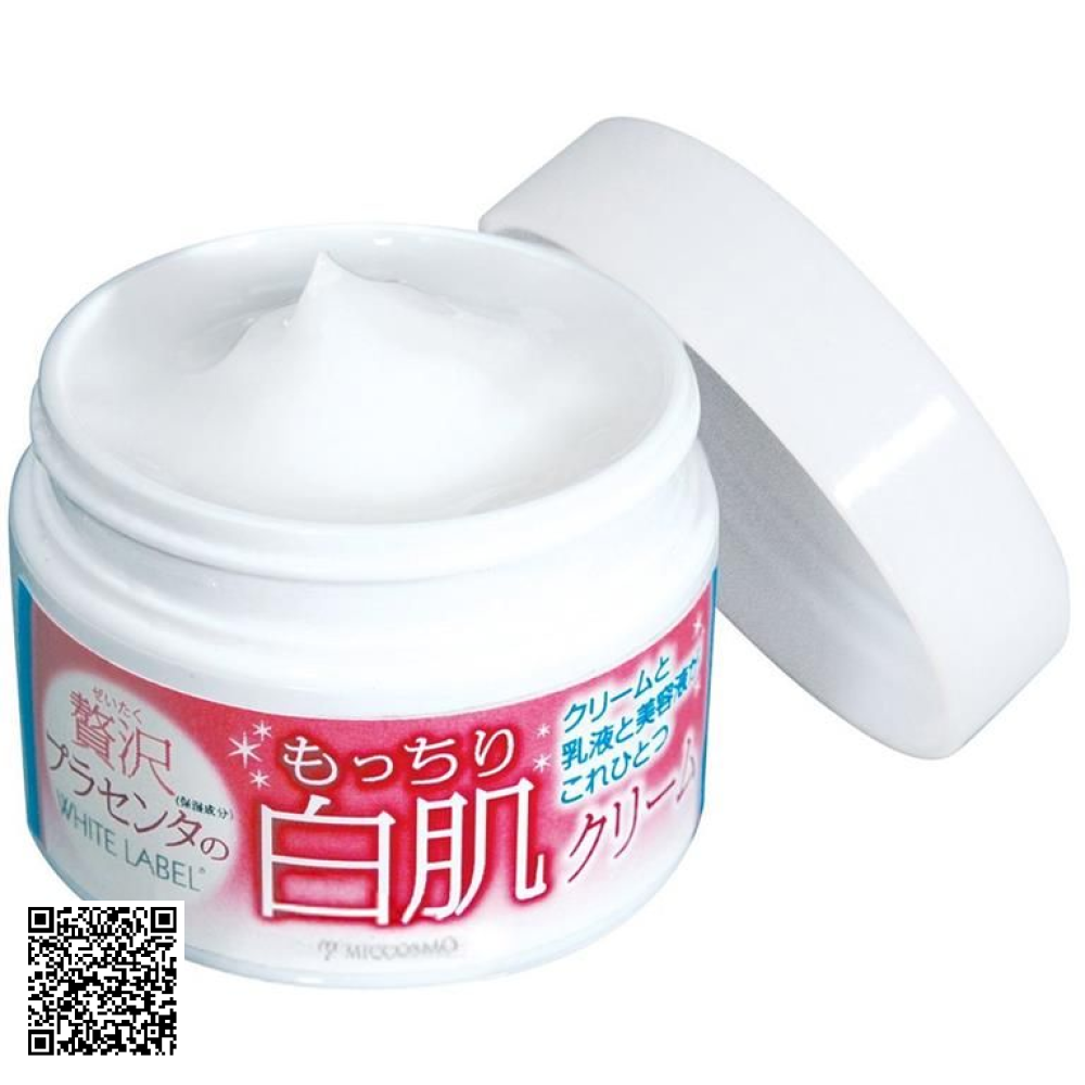 Kem Dưỡng Sáng Da Miccosmo White Label Premium Placenta Cream 60g Từ Nhật Bản