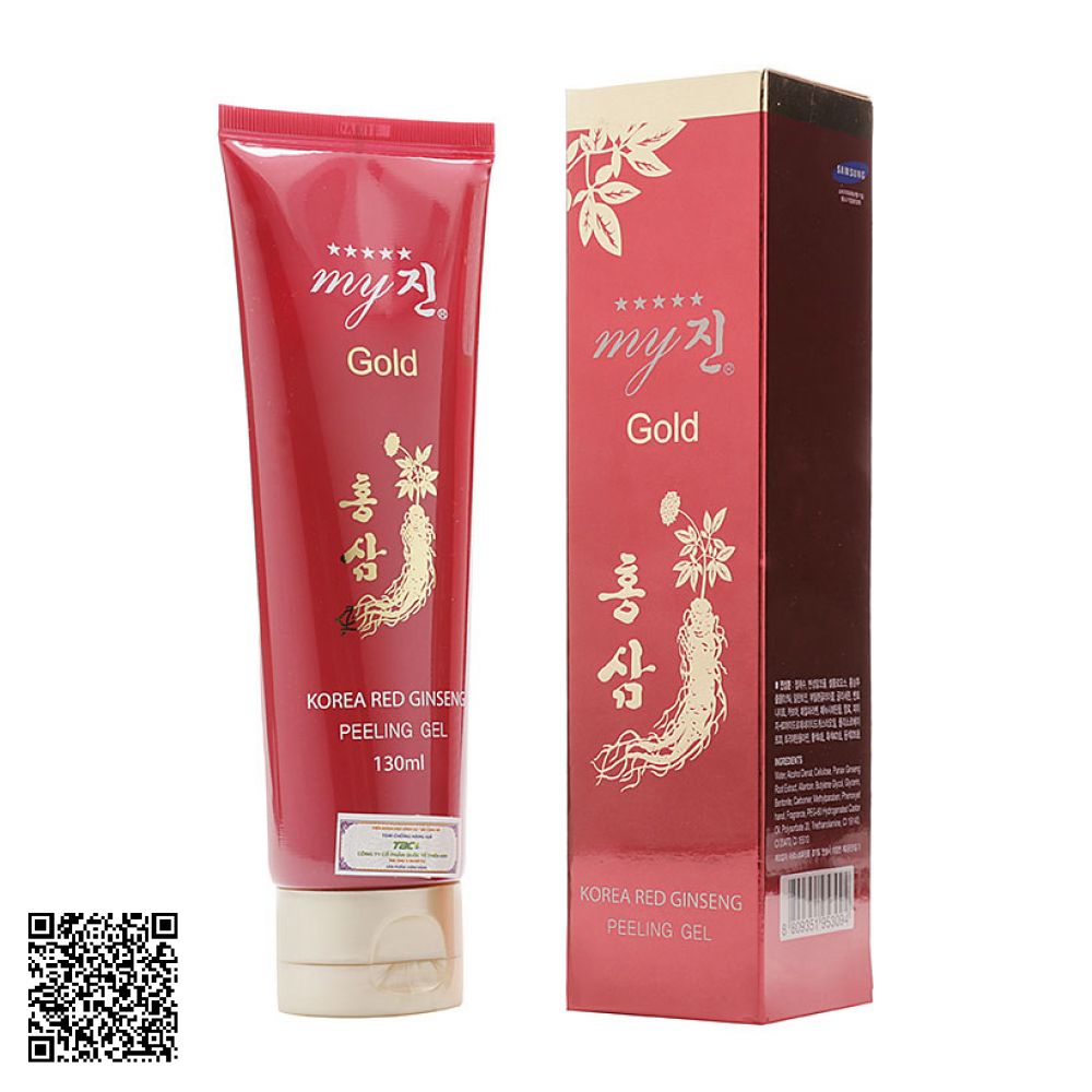 My Gold Korea Red Ginseng Peeling Gel Tẩy tế bào chết hồng sâm từ Hàn Quốc 130ml