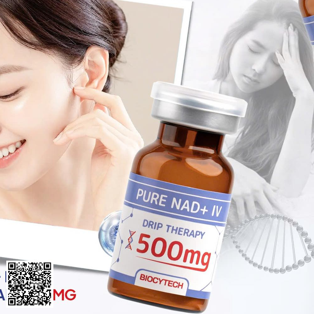 PURE NAD+ IV Drip Therapy 500MG Biocytech Truyền Tĩnh Mạch Cao Cấp 5 lọ  Từ Nhật Bản