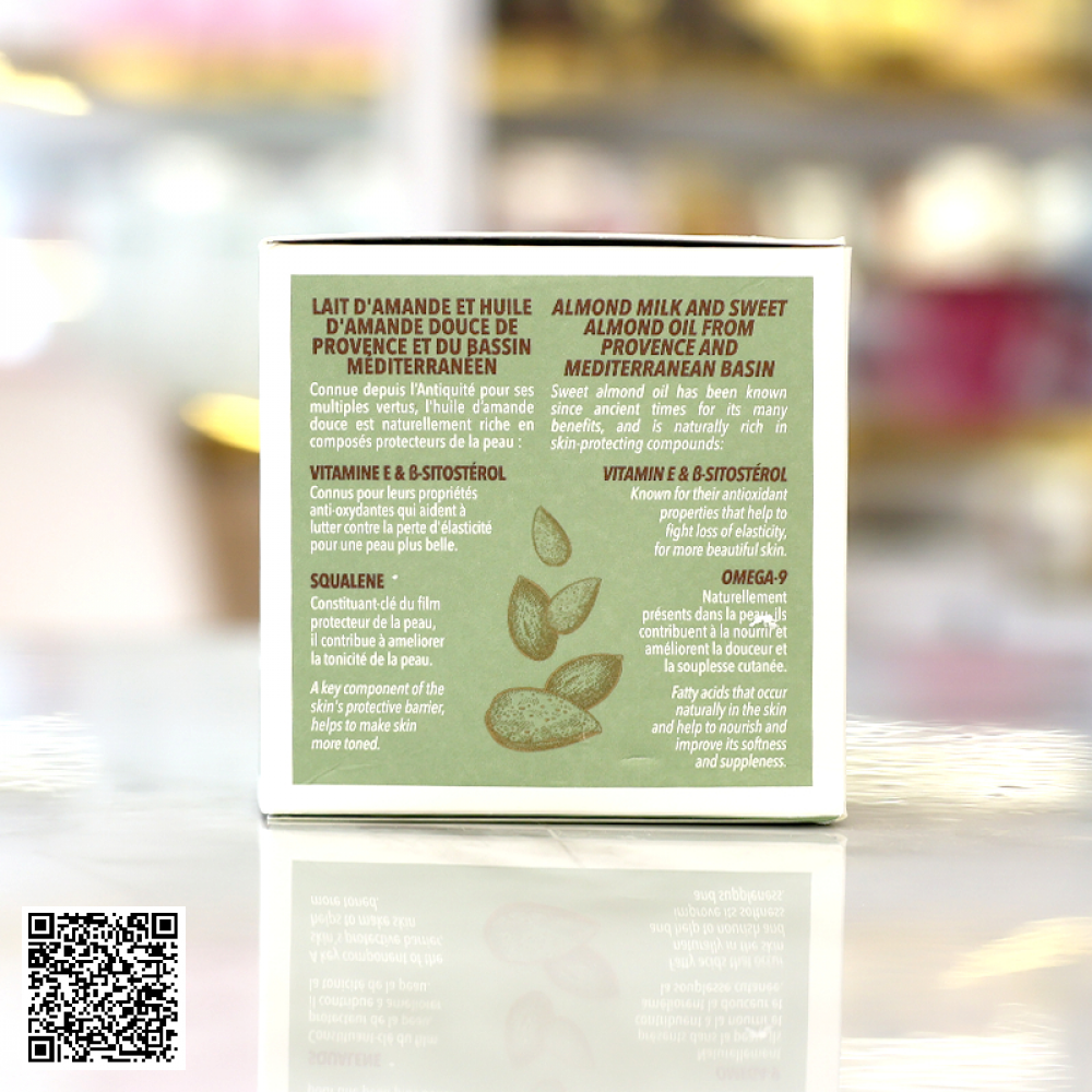 Kem Hạnh Nhân LOccitane Almond Milk Concentrate Dưỡng Ẩm Săn Chắc Da 200ml từ Pháp