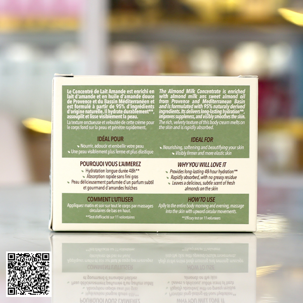 Kem Hạnh Nhân LOccitane Almond Milk Concentrate Dưỡng Ẩm Săn Chắc Da 200ml từ Pháp