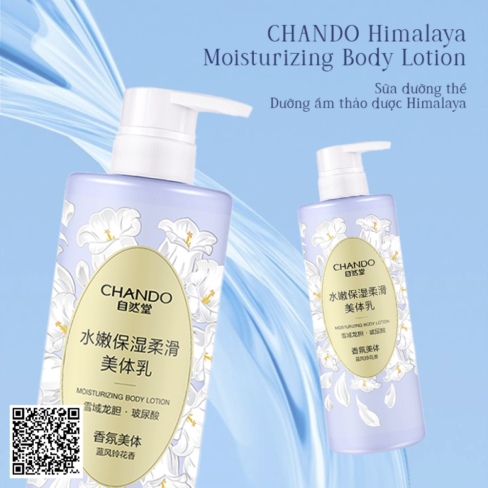 Sữa Dưỡng Thể CHANDO Himalaya Moisturizing Body Lotion Dưỡng Ẩm Thảo Dược Himalaya 600ml Từ Trung Quốc