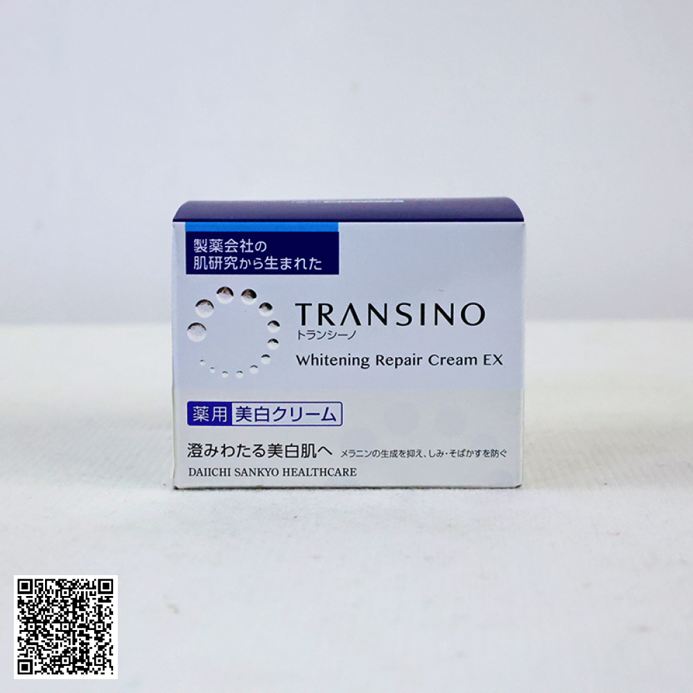 Kem Dưỡng Trắng Da Ban Đêm TRANSINO Whitening Repair Cream EX Phục Hồi Và Dưỡng Sáng Da Toàn Diện Từ Nhật Bản 35g
