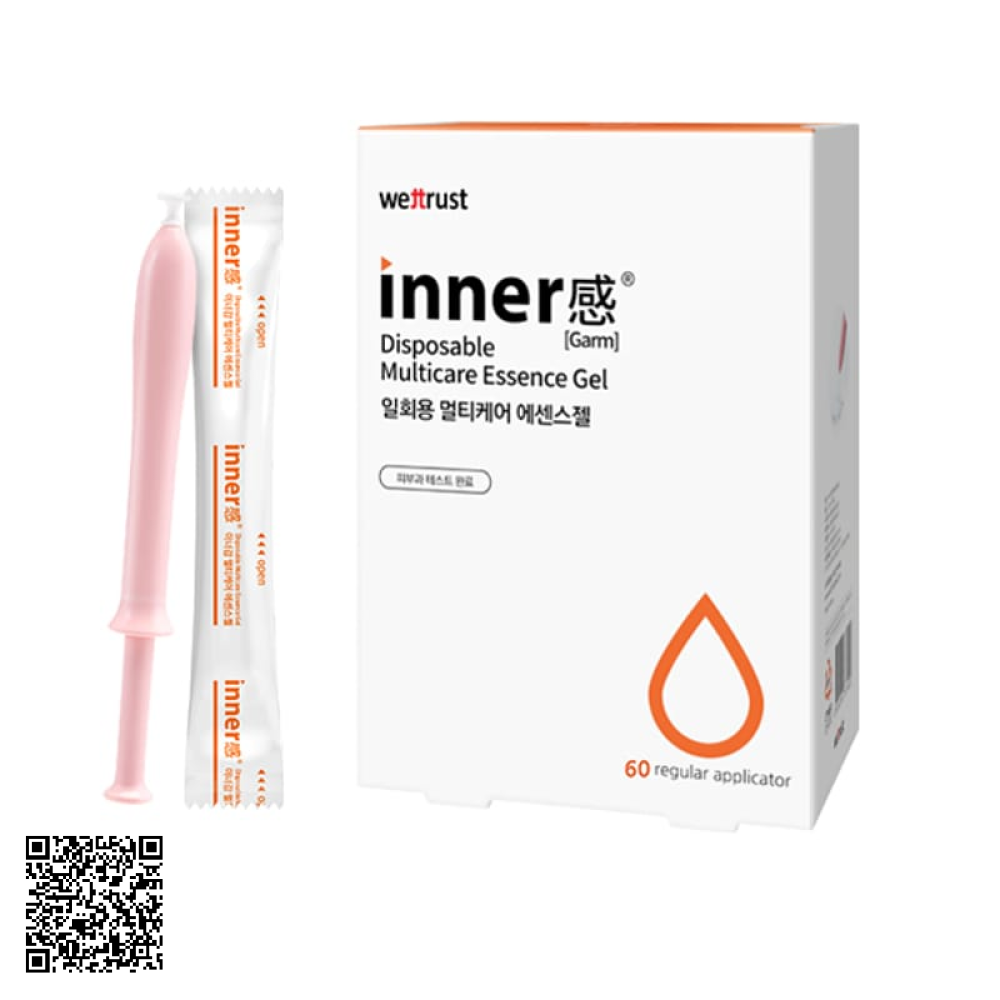 Đũa Thần Dưỡng Vùng Kín Wettrust Inner Disposable Multicare Essence Gel Hàn Quốc 60 Ống