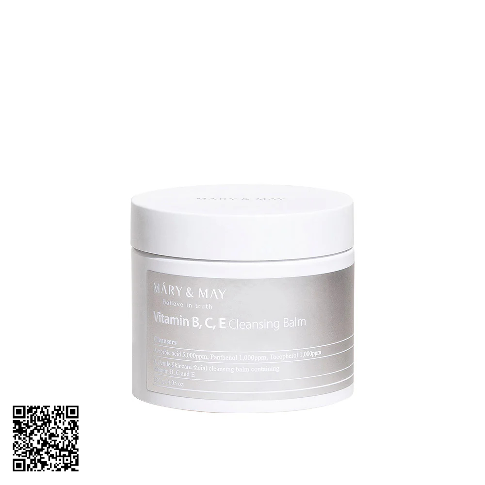 Sáp Tẩy Trang Mary&May Vitamin B, C, E Cleansing Balm Hàn Quốc 120g