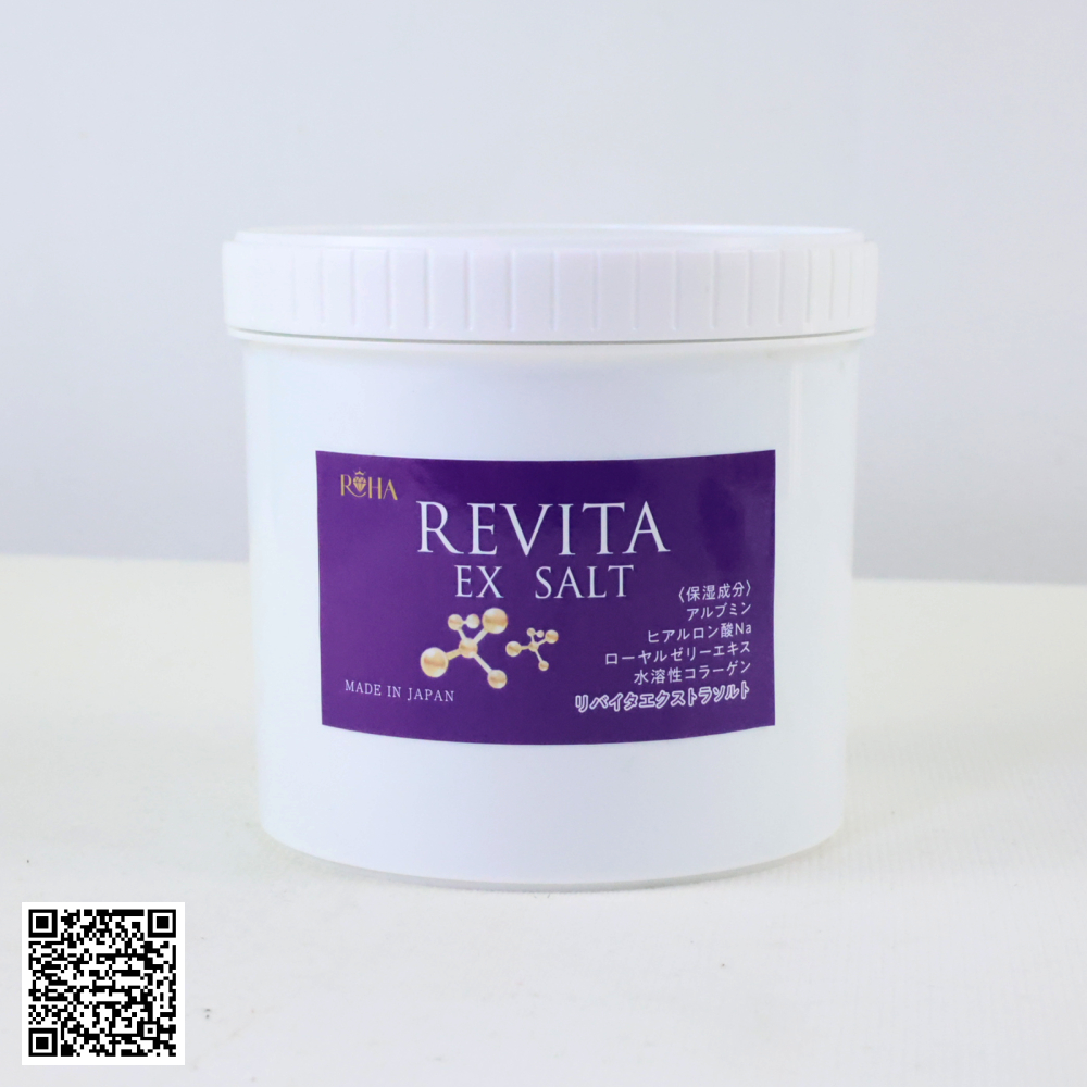 Tẩy Tế Bào Chết Muối Tảo Biển Roha Revita Ex Salt Từ Nhật Bản 900g