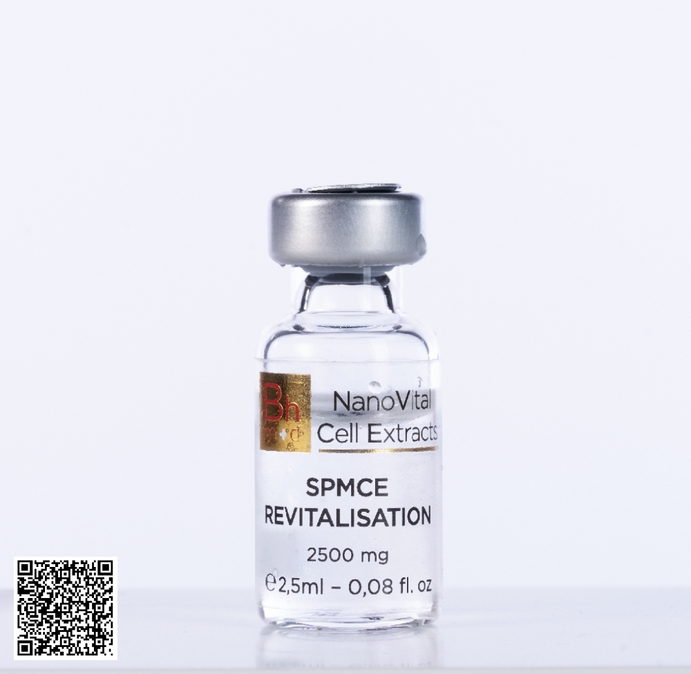 Tế Bào Sinh Học BHmed NanoVital Extracts SPMCE (5 Trong 1) Phục Hồi & Căng Bóng Tổng Hợp Từ Thụy Sĩ Hộp 2,5ml x 10 Ống