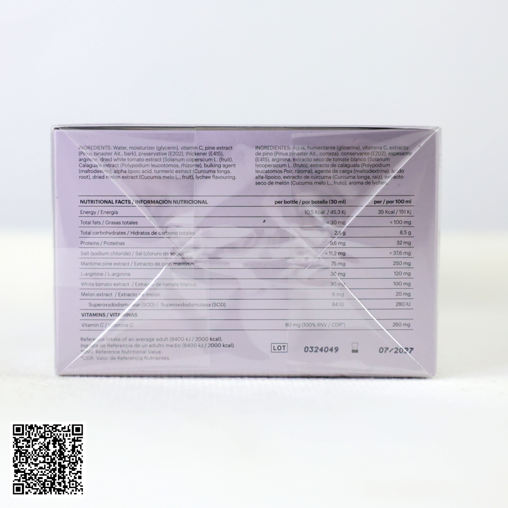 Nước Uống Mesoestetic Age Element Firming Elixir Bổ Sung Collagen Trẻ Hóa Da Từ Tây Ban Nha Hộp 30ml x 6 Chai