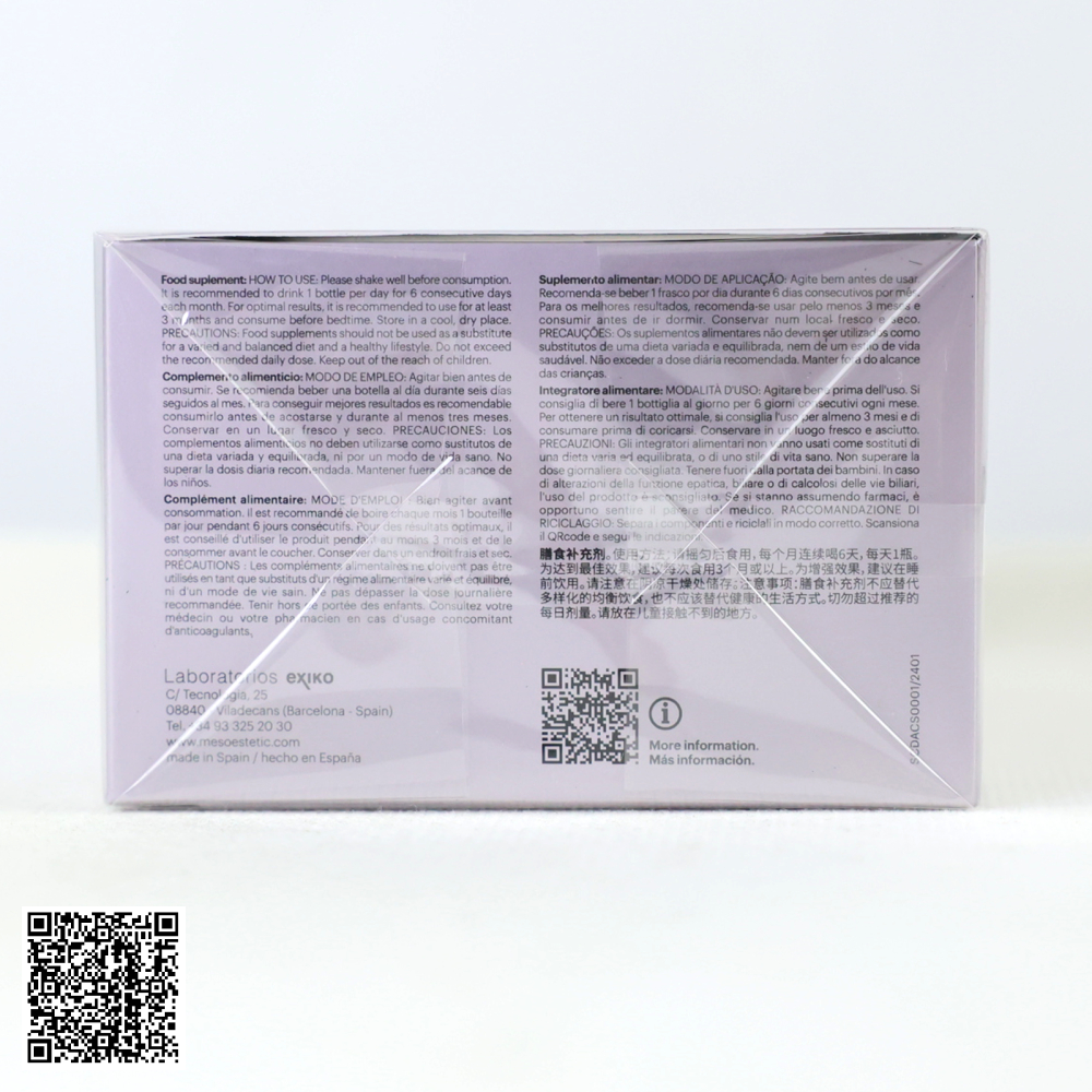 Nước Uống Mesoestetic Age Element Firming Elixir Bổ Sung Collagen Trẻ Hóa Da Từ Tây Ban Nha Hộp 30ml x 6 Chai