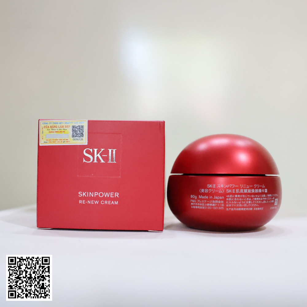 SK-II SkinPower Re-New Cream Kem Dưỡng Chống Lão Hoá Nhật Bản 80g 