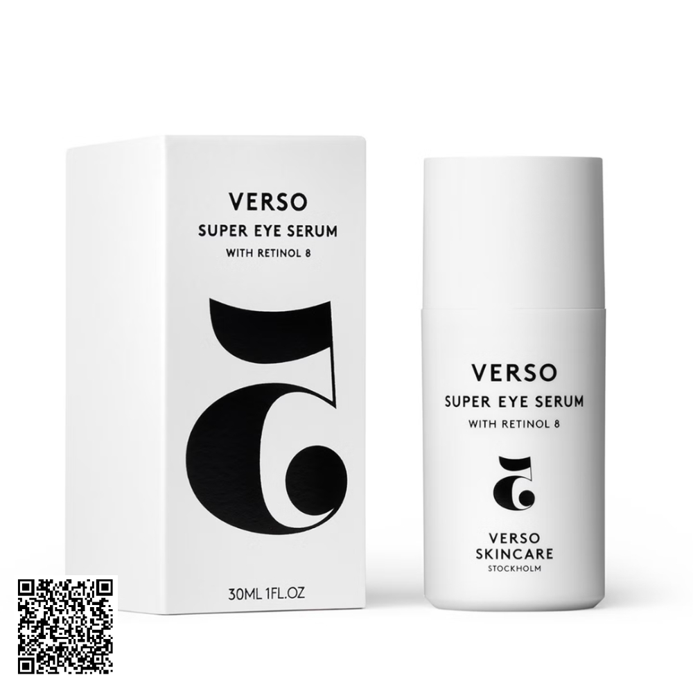 Verso Super Eye Serum with Retinol 8 Serum Mắt Trẻ Hóa & Giảm Quầng Thâm Từ Thụy Điển 15ml